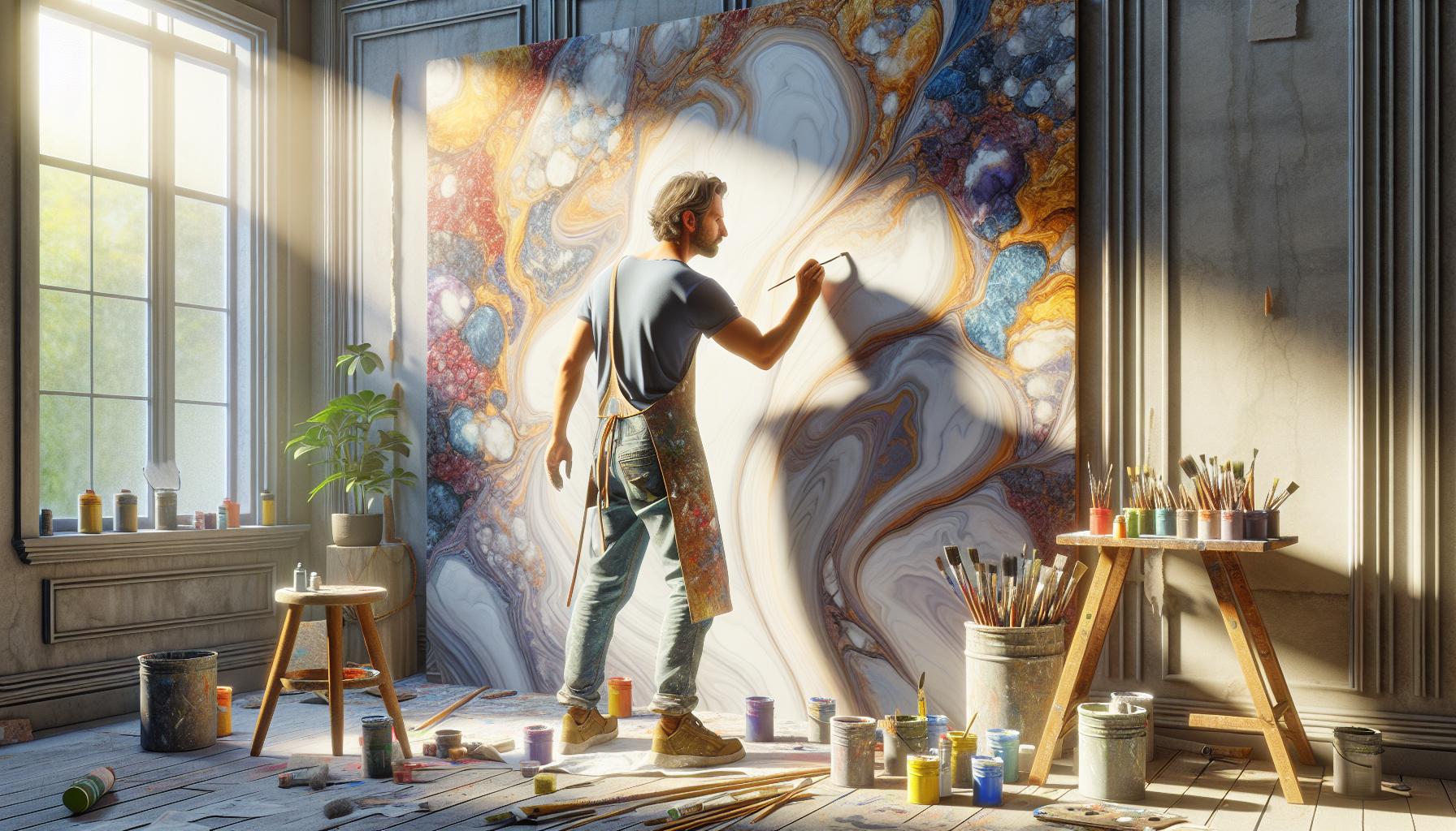 faux wall painting