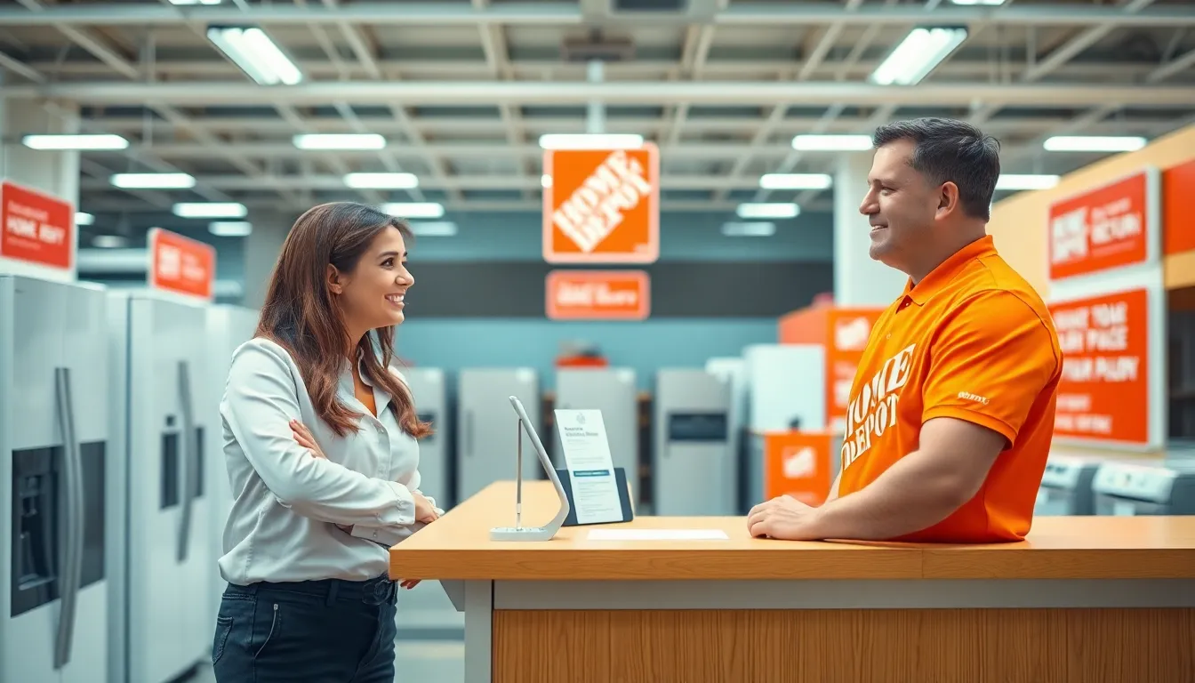 home depot return policy appliances