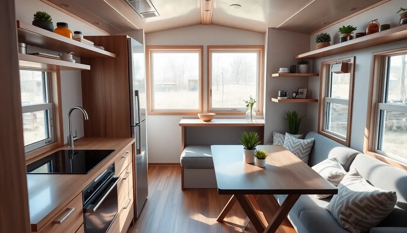 tiny home appliances and furniture